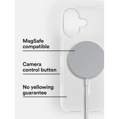 Bodyguardz ace pro magsafe case for iphone 17 pro - cloud white